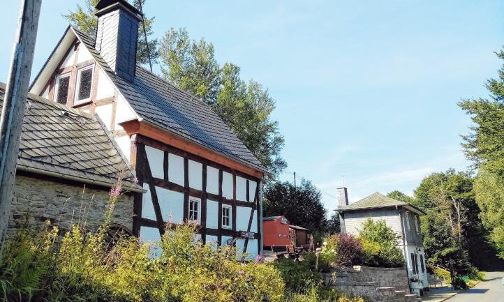 Backhaus im Vordergrund mit dem Quellhaus: Der Verkehrs- und Heimatverein kümmert sich seit 22 Jahren um die Anlage. (SZ-Foto: Christian Völkel) Backhaus im Vordergrund mit dem Quellhaus: Der Verkehrs- und Heimatverein kümmert sich seit 22 Jahren um die Anlage. (SZ-Foto: Christian Völkel)